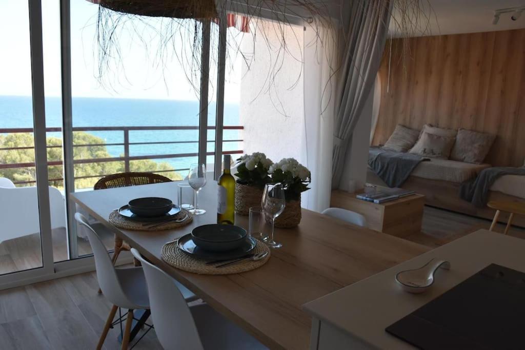 Precioso Apto Miami Primera Linia Playa Cala De Las Sirenas, Con Wifi Y Netflix, Adecuado Para Teletrabajar Miami Platja  Exterior foto