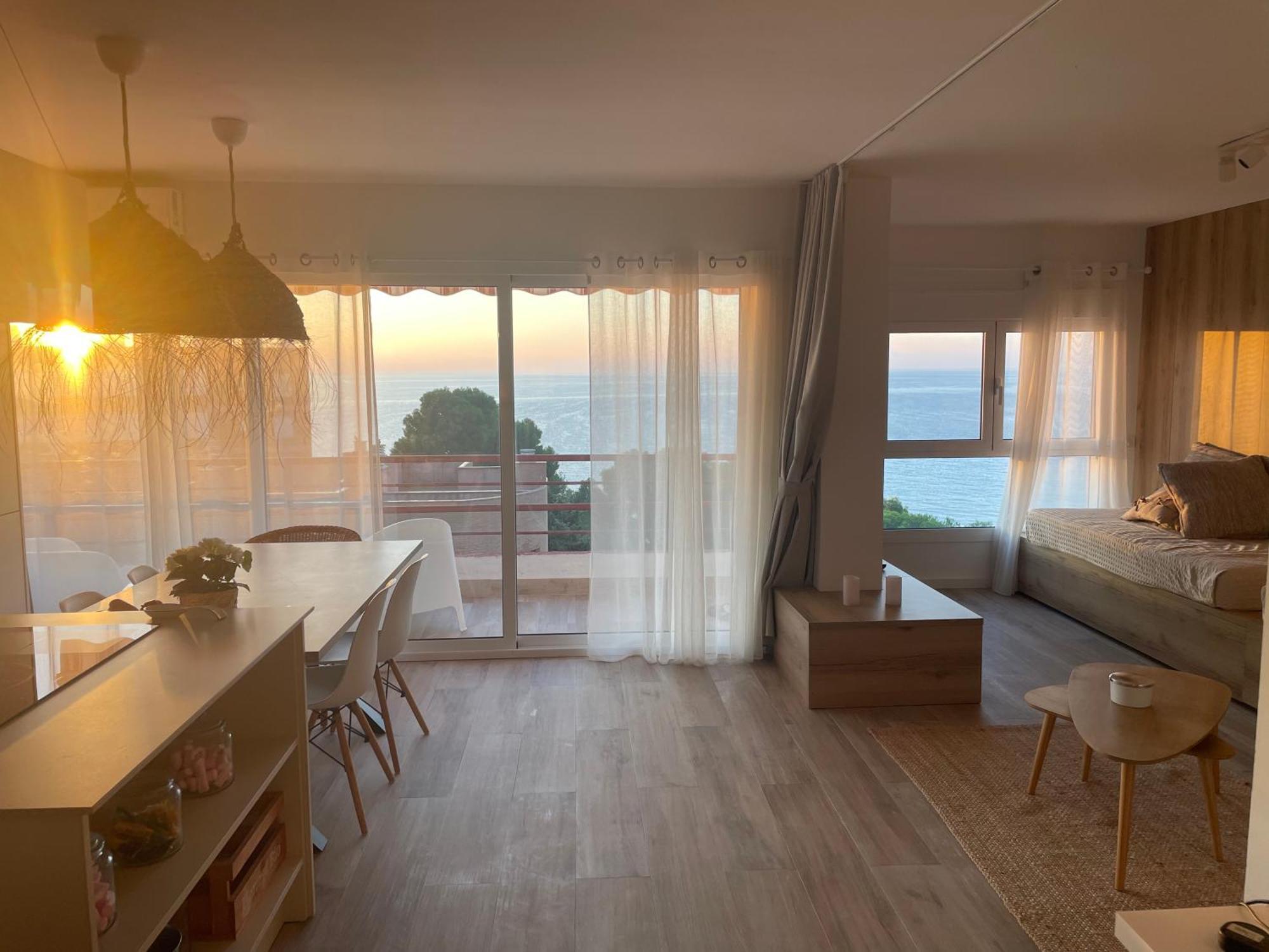 Precioso Apto Miami Primera Linia Playa Cala De Las Sirenas, Con Wifi Y Netflix, Adecuado Para Teletrabajar Miami Platja  Exterior foto